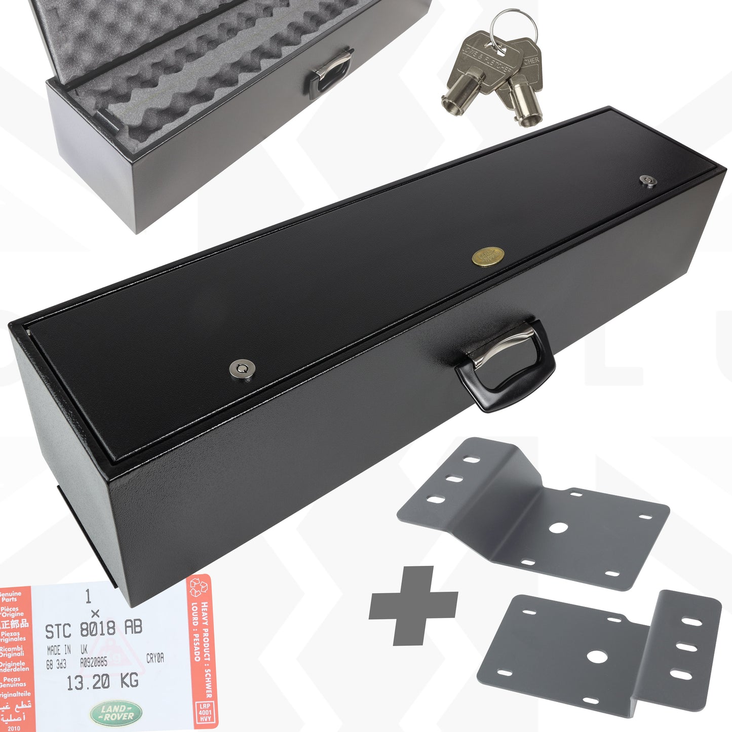Genuine Land Rover Gun/Security Box + Custom Brackets for Defender L663(110)