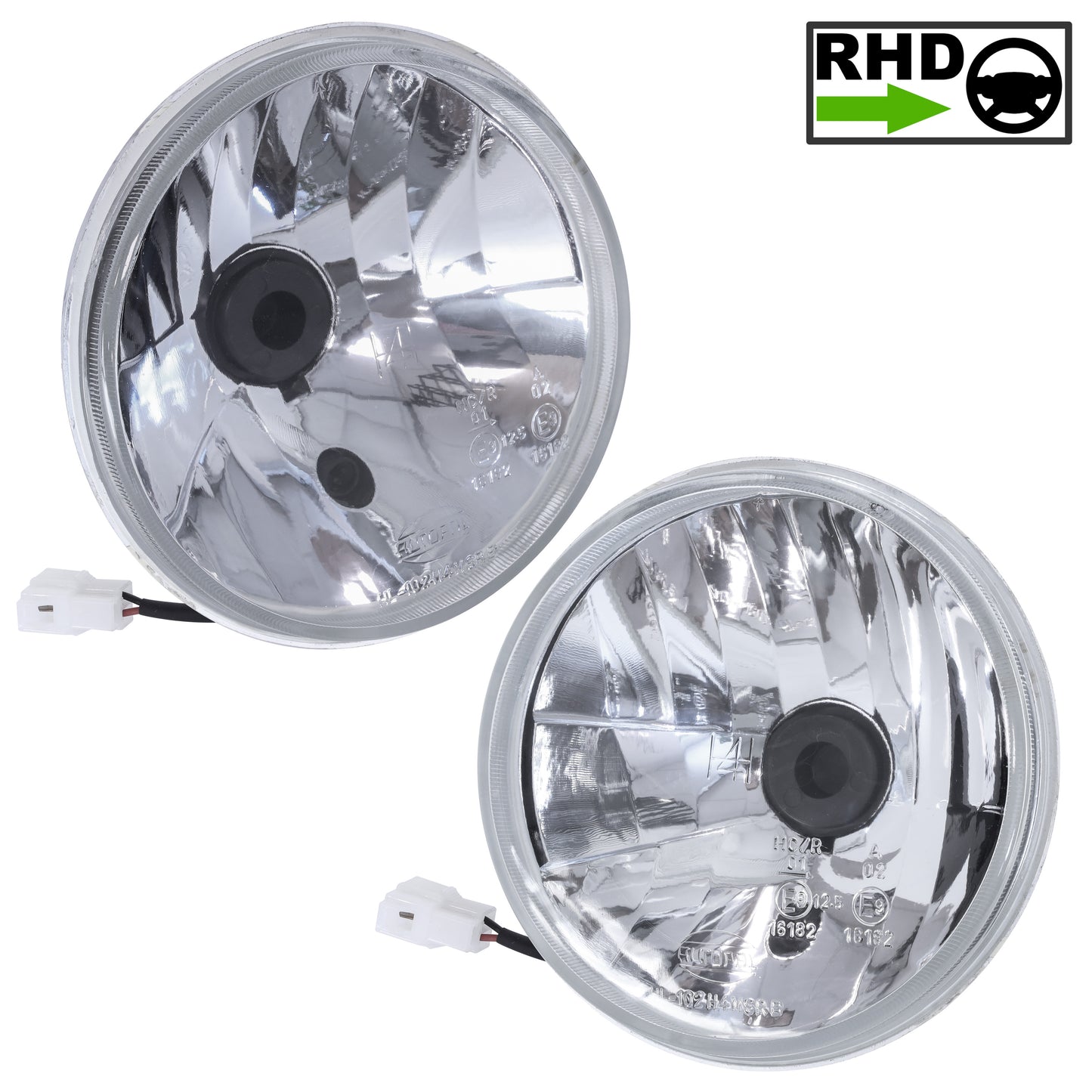 Crystal Halogen Headlight Conversion Upgrade MGB  (Pair) - RHD