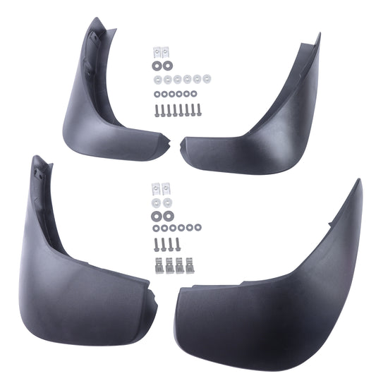 Front + Rear Mudflap Kit for Range Rover L405 (fitted WITH side steps)