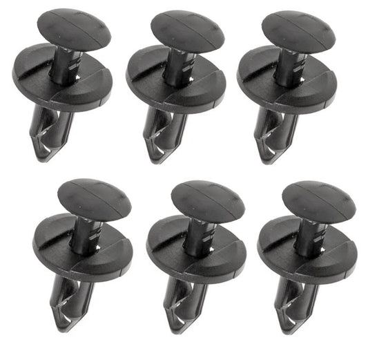 Push Rivet Fixing Clips - x6 for Land Rover Discovery 5