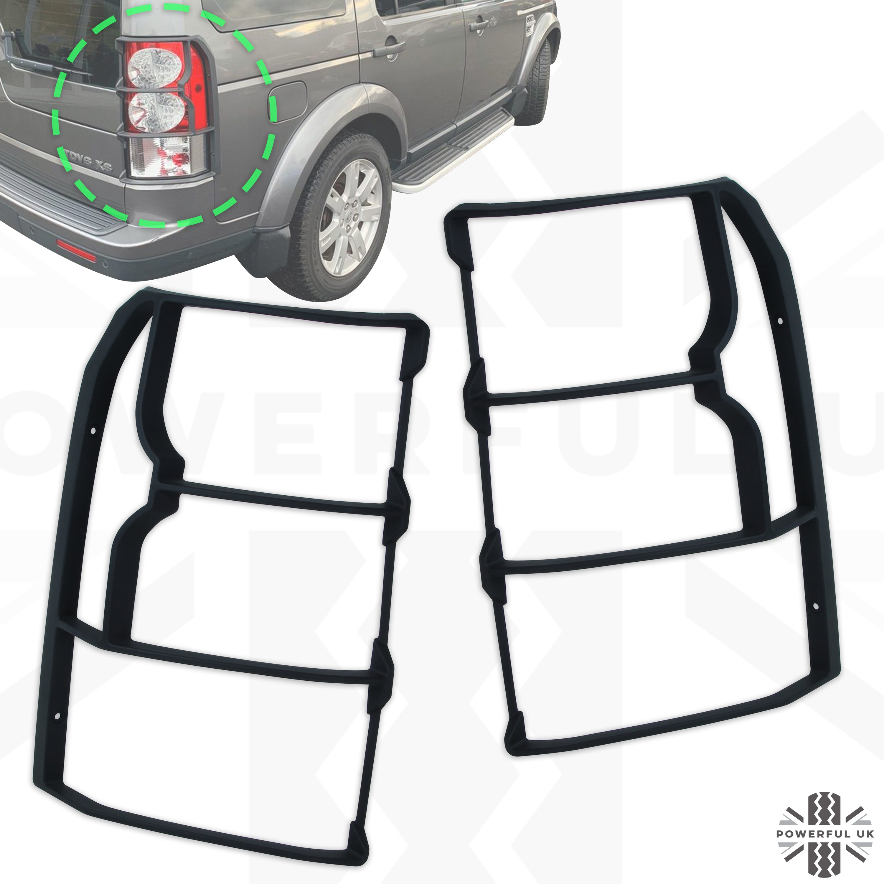 Rear Light Guards - Aftermarket - for Land Rover Discovery 4 – Powerful UK