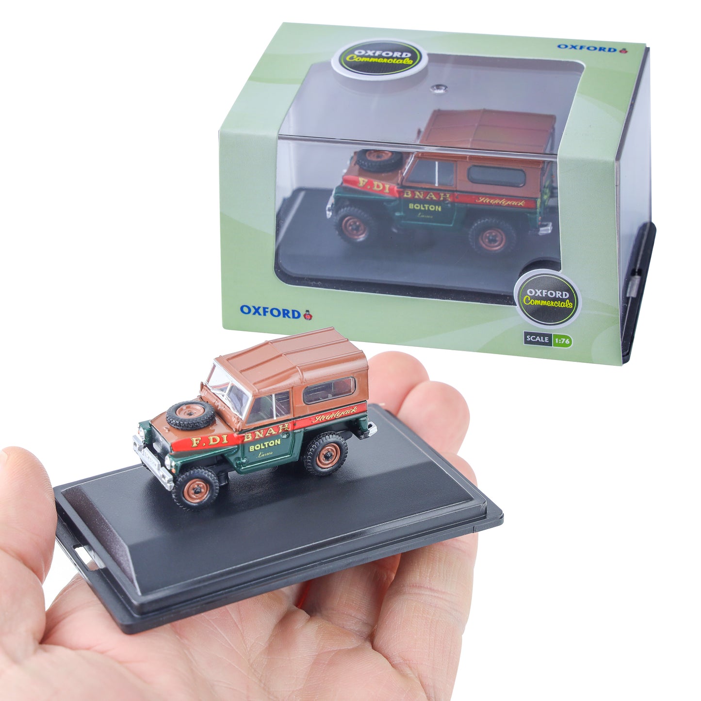Fred Dibnah Lightweight Land Rover 1:76 Diecast Model by Oxford