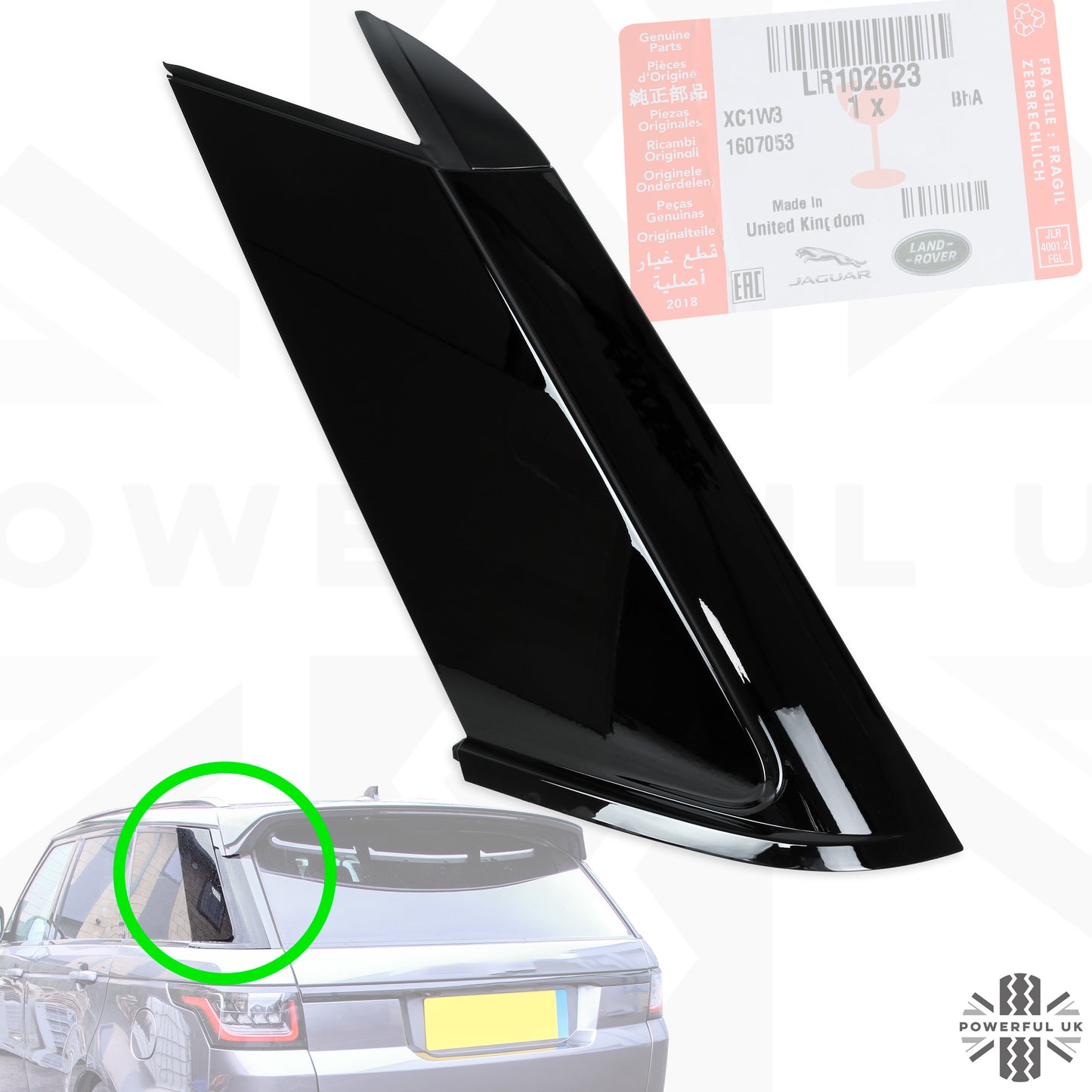 D-Pillar Quarter Panel - Left for Range Rover Sport L494