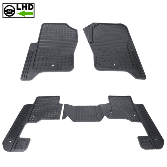 Rubber Floor Mat Set (Genuine) - LHD - for Land Rover Discovery 4