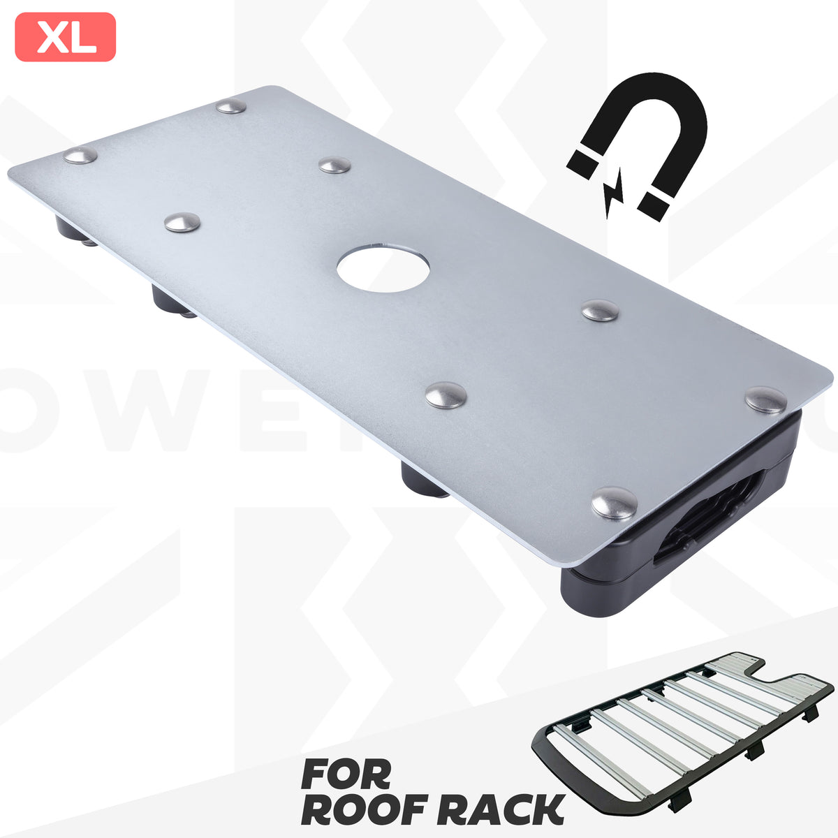 Roof Rack Mount Kit for the Thule Cross Bars - Kit A - XL Zinc Plated Steel