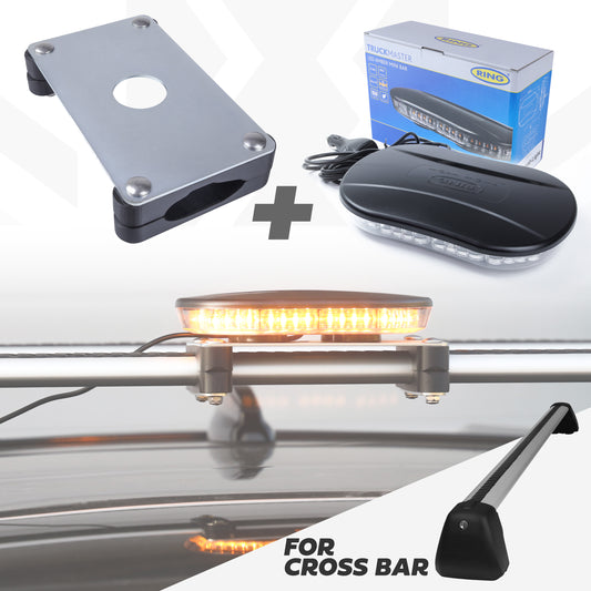 RING Beacon Light + Cross Bar Mount Kit for the Land Rover Defender L663