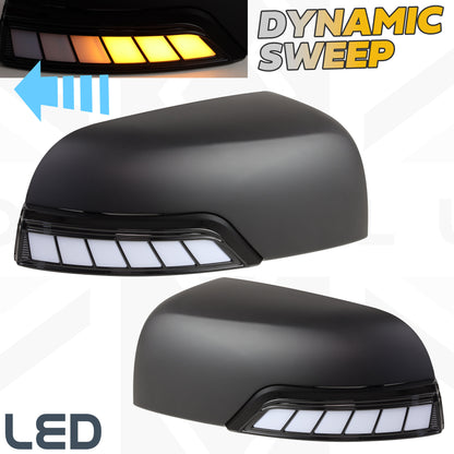 Wing Mirror LED Dynamic Indicator Kit for Ford Ranger T7 (2016-19) - Black