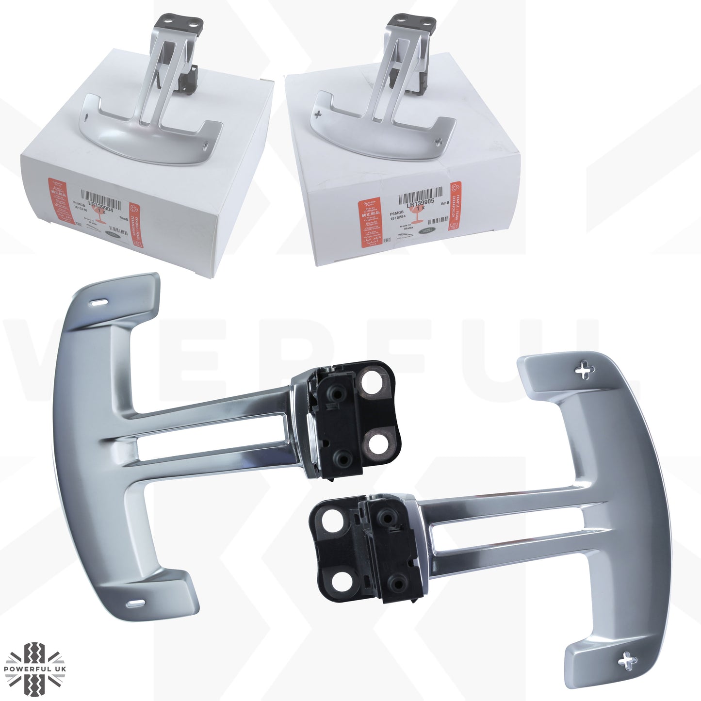 Genuine Aluminium Paddle Shifters (L & R) for Range Rover L460 - NEW