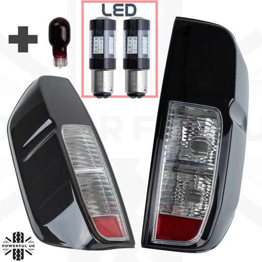 Dark Smoked Rear Lights for Nissan Navara D40