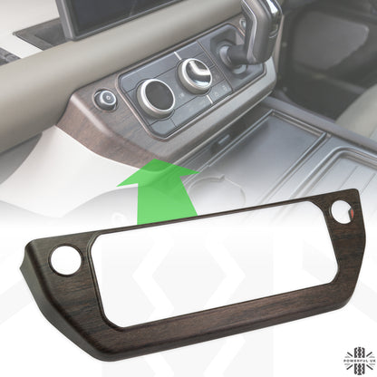 Centre Dash Cover Trim - Oak Wood - for Land Rover Defender L663