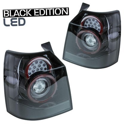 Black LED Rear lights for Land Rover Freelander 2012-14 - Pair