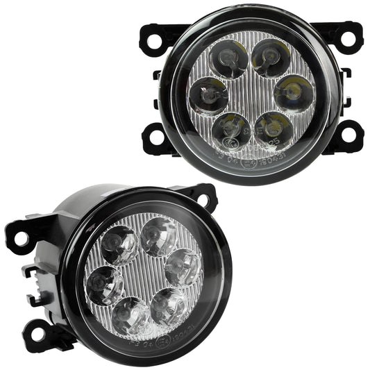 Front Bumper Fog Lamps LED (6 LED) for Land Rover Freelander 2 - PAIR