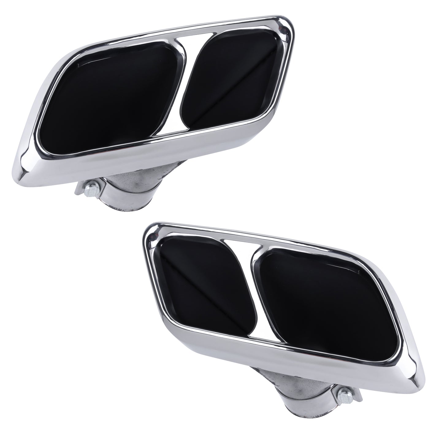 '2018 SVR' Style Exhaust Conversion Finishers for Range Rover Sport L494 2014-17 - Stainless