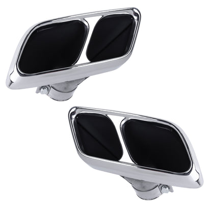 '2018 SVR' Style Exhaust Conversion Finishers for Range Rover Sport L494 2014-17 - Stainless