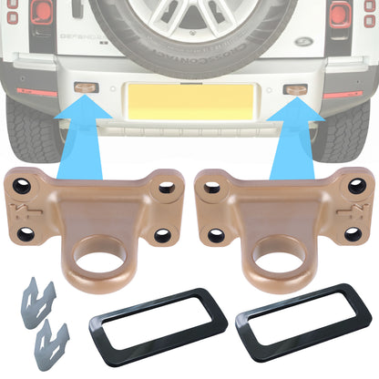Tow Loop Upgrade Kit - Phosphor Bronze Loops + Black Inserts for Land Rover Defender L663