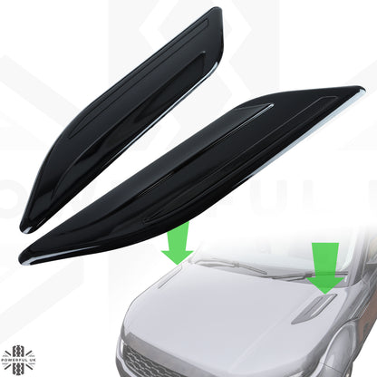 Dummy Bonnet Vents 'All Gloss Black' for Range Rover Velar