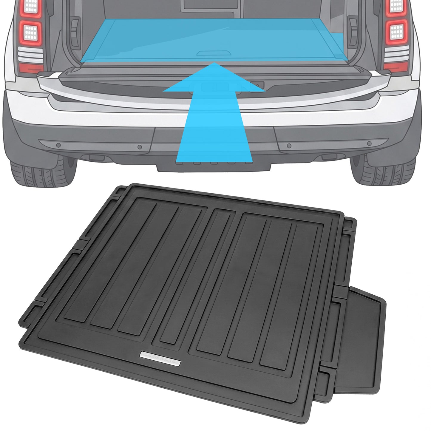 Genuine Rubber Boot Liner Mat for Range Rover L405 (for Executive Class Seats)