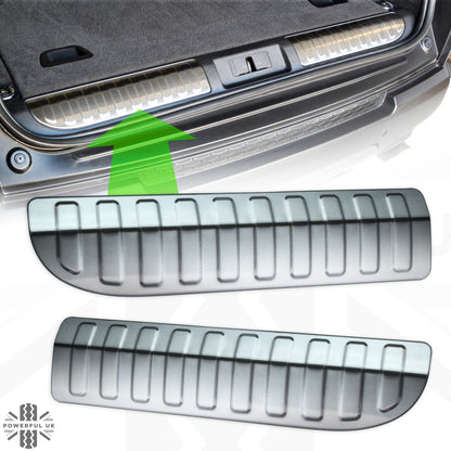 Rear Loadspace Finisher Upgrade Inserts - Stainless Steel for Range Rover Sport L494