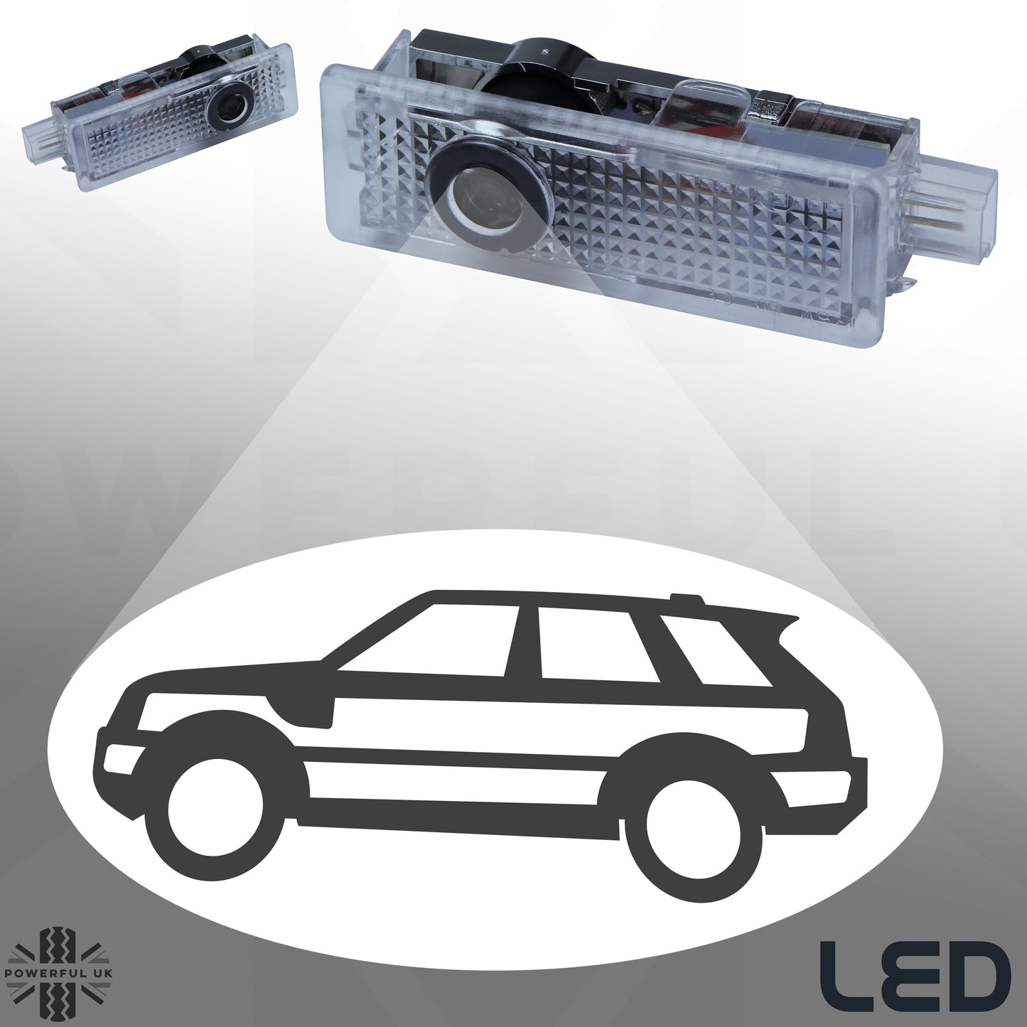 LED puddle Logo Lamp for Range Rover Sport L320 2010