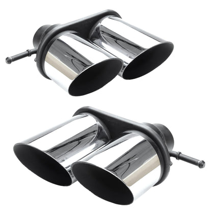 '2015 SVR' Style Exhaust Conversion Finishers for Range Rover Sport L494 2014-17 - Stainless