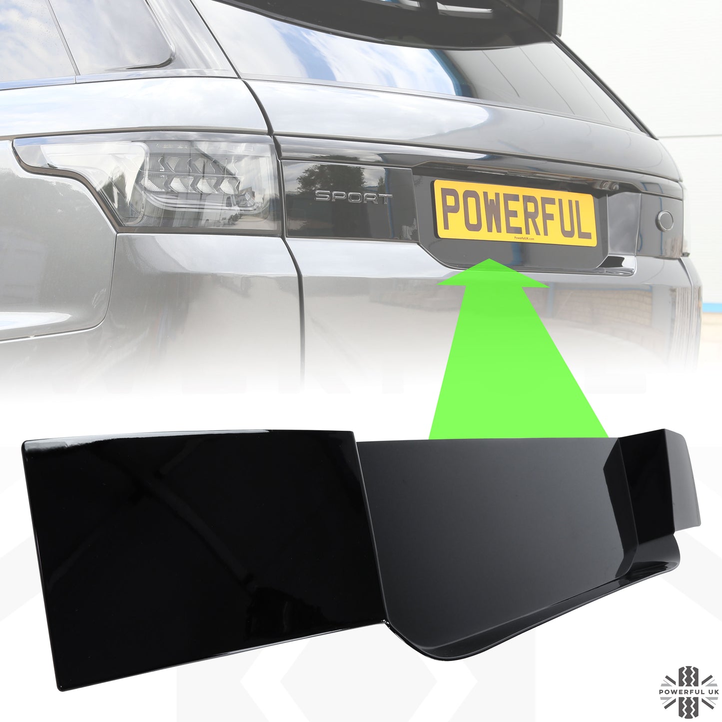 Dynamic Rear Tailgate Upgrade Panel for Range Rover Sport L494