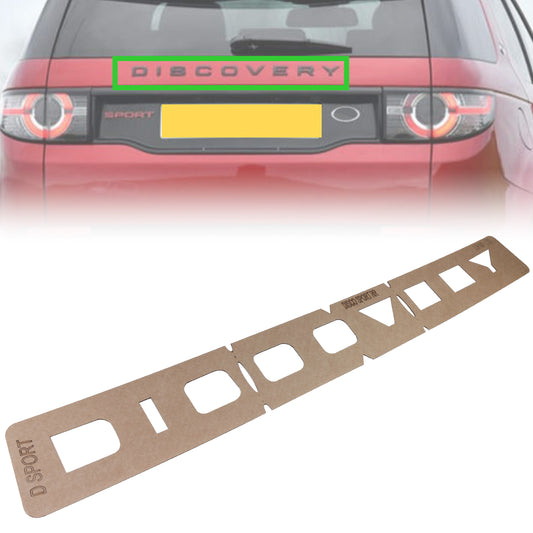 Rear Lettering Template for Land Rover Discovery Sport
