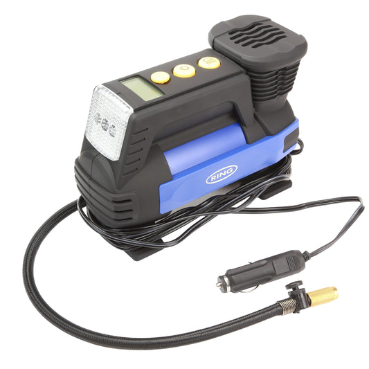 RING Portable 12v Air Tyre Compressor in Carry Case