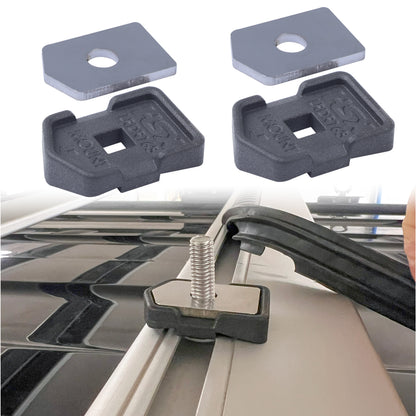 2x T-Slot Mounts for Compact Roof Rack for Land Rover Freelander 2
