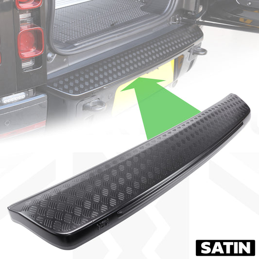 HSX Extended Rear Bumper Cover for Land Rover Defender L663 - Satin Black