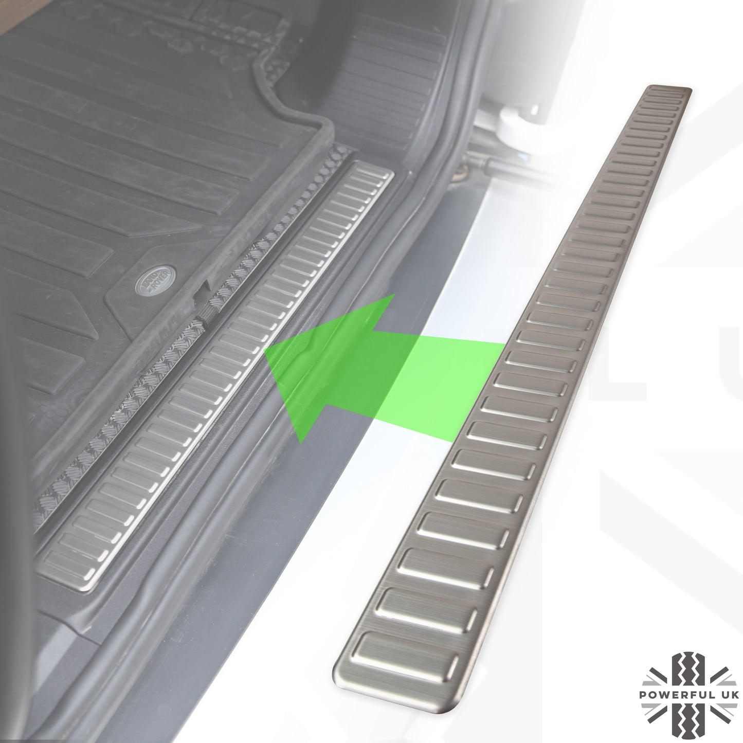 Rear Loadspace Finisher INSERT - Stainless - for Land Rover Defender L663