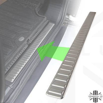 Rear Loadspace Finisher INSERT - Stainless - for Land Rover Defender L663