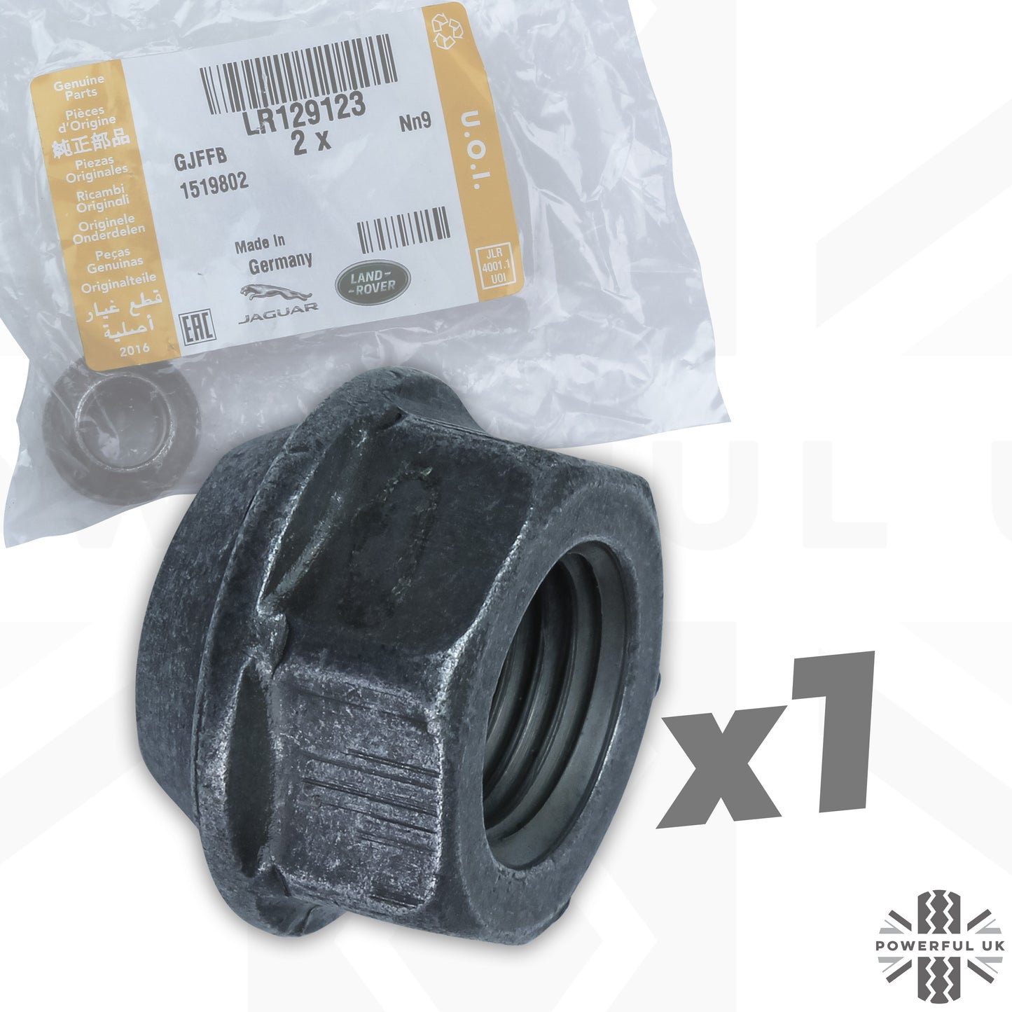Steel Wheel Nut - Single - for Land Rover Defender L663
