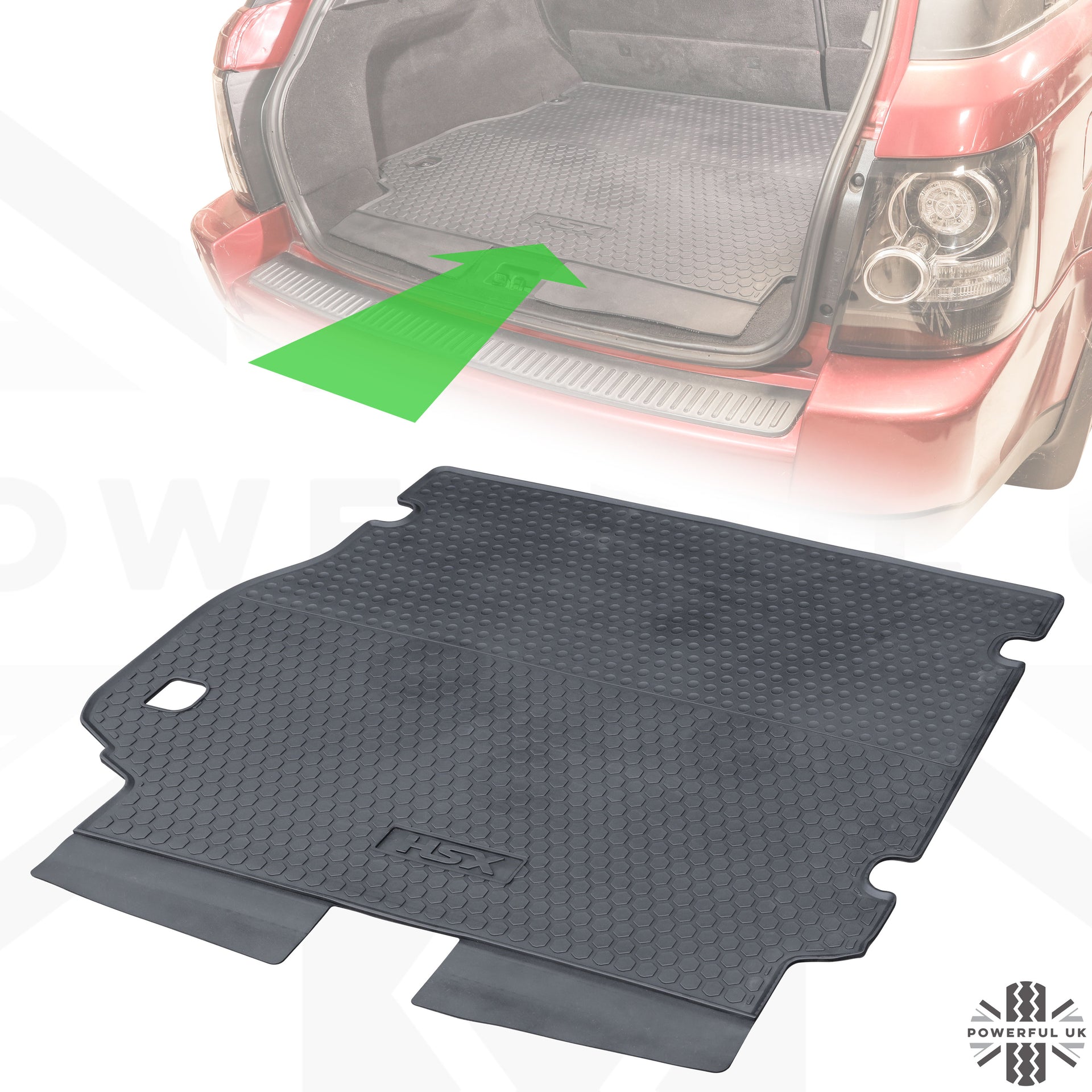 3W Trunk Mat For XXXXX, Waterproof Boot Rug Rear TPE Boot Protection