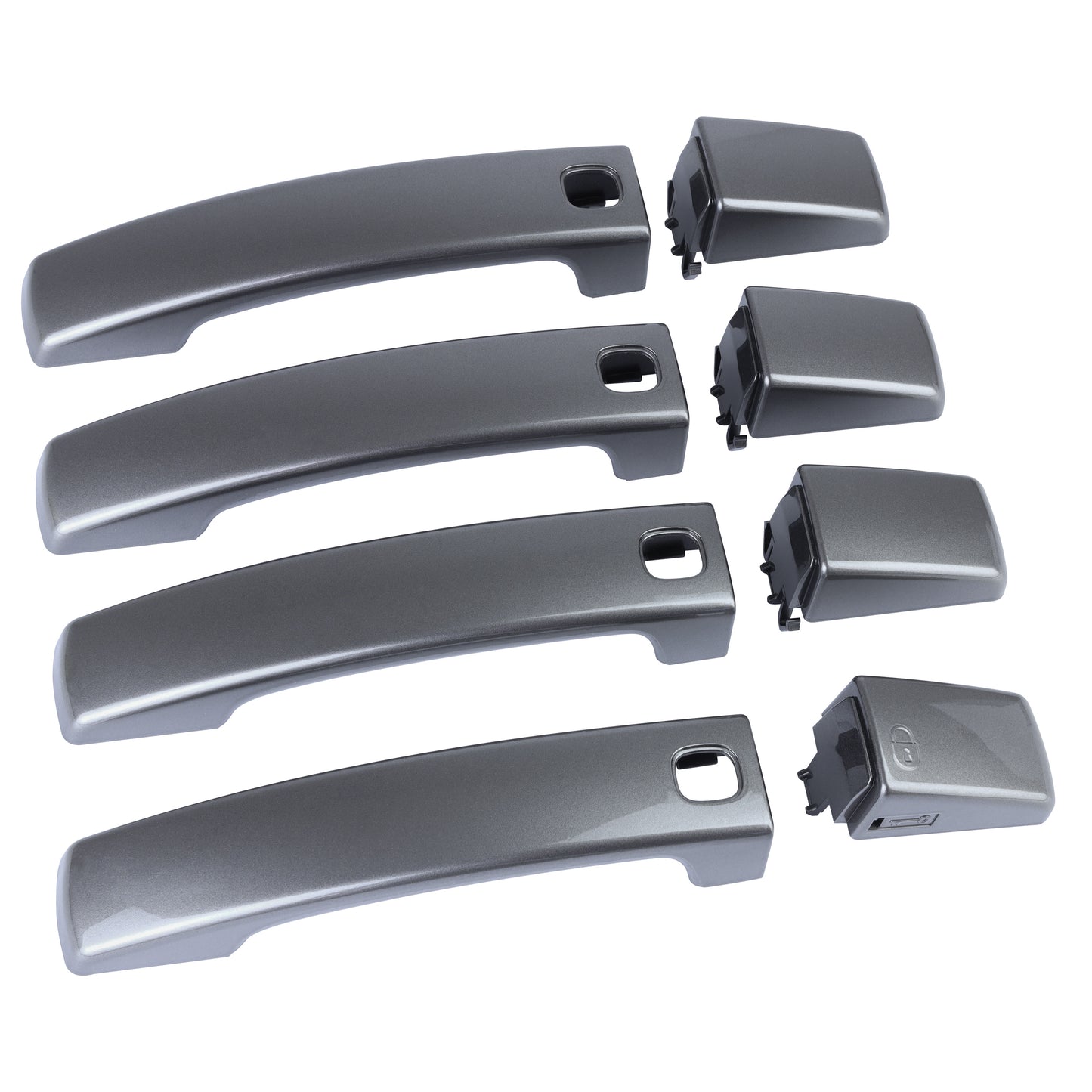 Door Handle 'Skins' for Range Rover Sport L320 2010-13 (with hole for button)  - Stornoway Grey