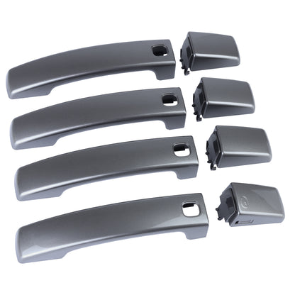 Door Handle 'Skins' for Range Rover Sport L320 2010-13 (with hole for button)  - Stornoway Grey