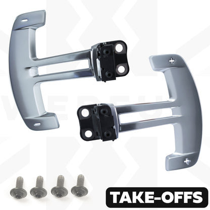 Genuine Aluminium Paddle Shifters (L & R) for Land Rover Defender L663 - TAKE-OFFS