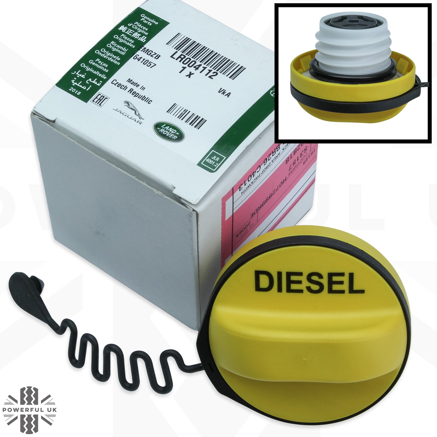 Fuel Filler Cap - DIESEL Type 1 - Genuine - for Land Rover Freelander 2 2007-10