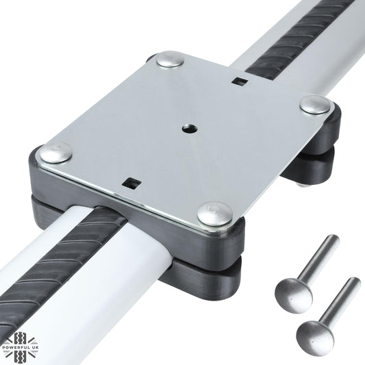 Roof Cross Bar Mount Clamp Kit for VW Transporter T5 & T6 Van - Kit A - Zinc Plated Top