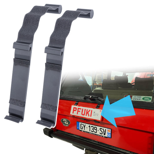 2x Toggle Mount Number Plate Holders - UK Trade Plate