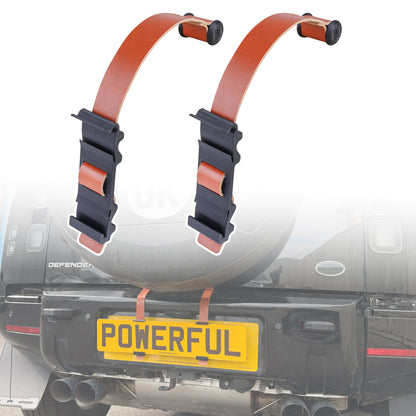 2x Toggle Mount Number Plate Holders - Standard UK Plate