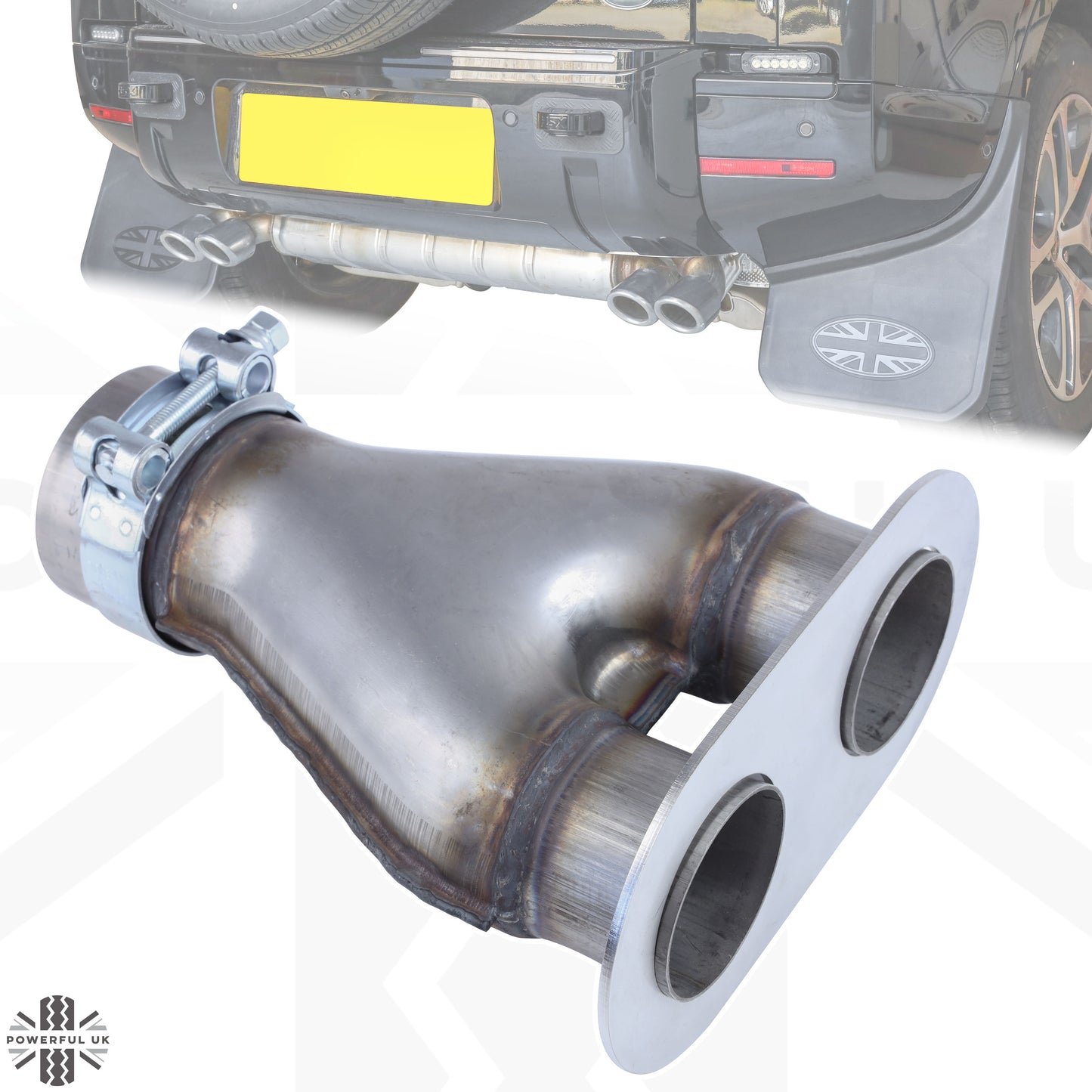 Adapter Kit for V8 Exhaust for Land Rover Defender L663