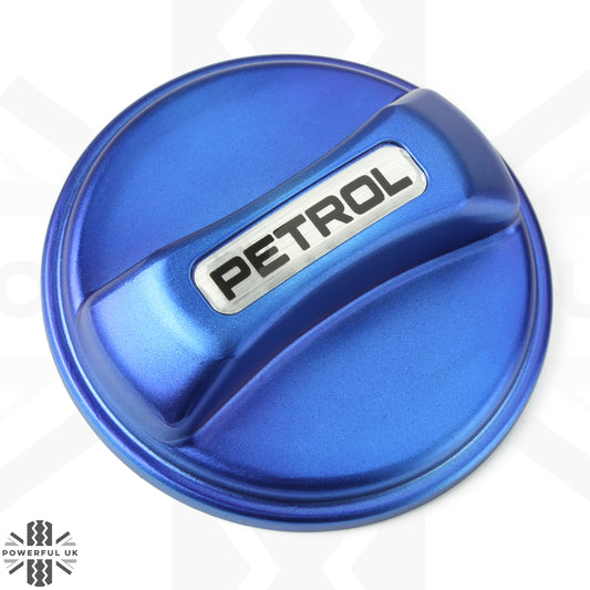 Fuel Filler Cap Cover - Petrol (Vented) - Blue - for Jaguar XJ (2010+)