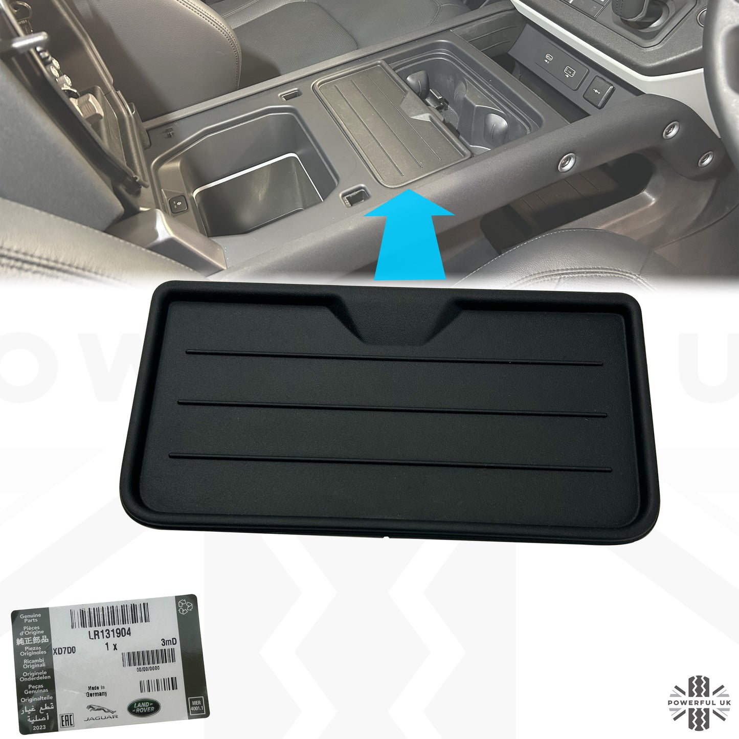 Genuine Centre Console Organiser Tray / Lid for Land Rover Defender L663