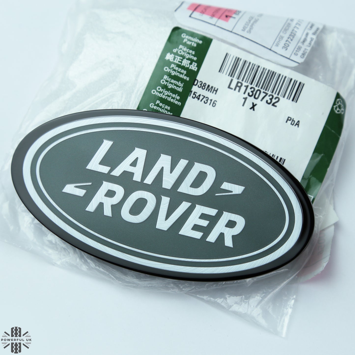 Front Grille Badge for Land Rover Defender L663 - 'with ACC' type - Green