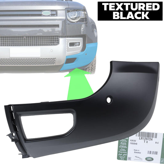 Genuine Front Bumper Corner for Land Rover Defender L663 (Textured) - LEFT