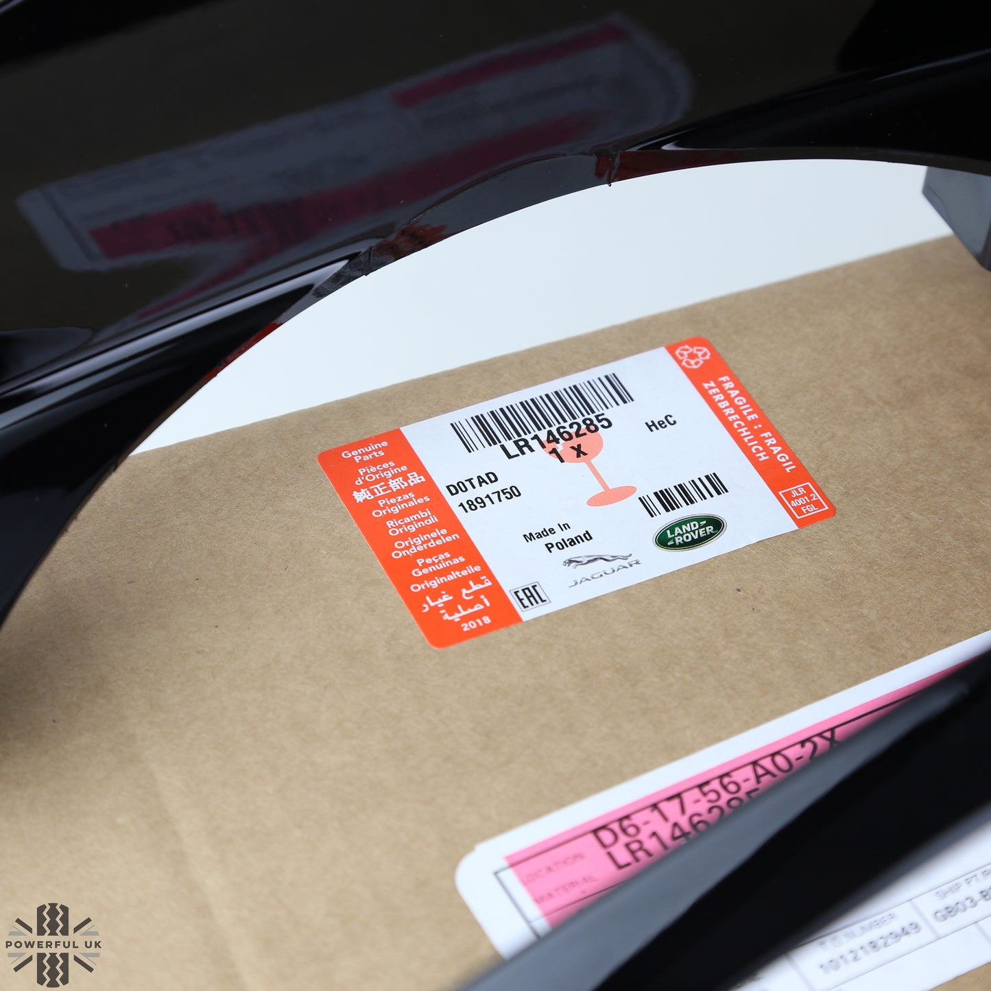 GENUINE Headlight Surround 'WITH Washer' for Land Rover Defender L663 - LEFT