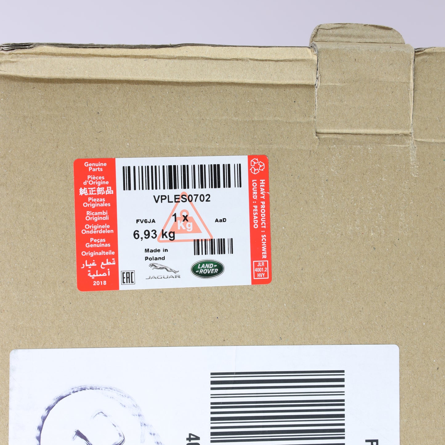 Rubber Floor Mat Set - Genuine - for Land Rover Defender L663(130 models WITH 3rd row seats) - RHD