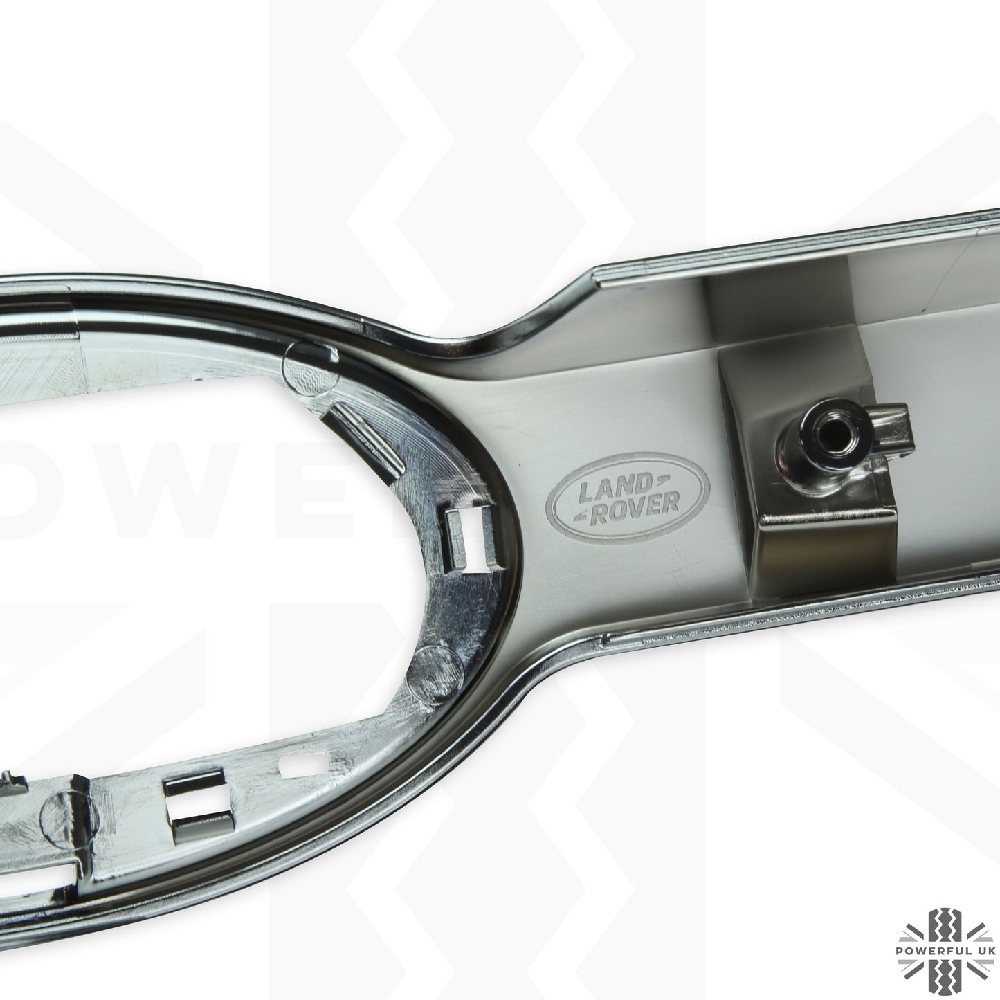 Front Grille Bar in Starlight Satin Chrome (Genuine) for Land Rover Defender L663