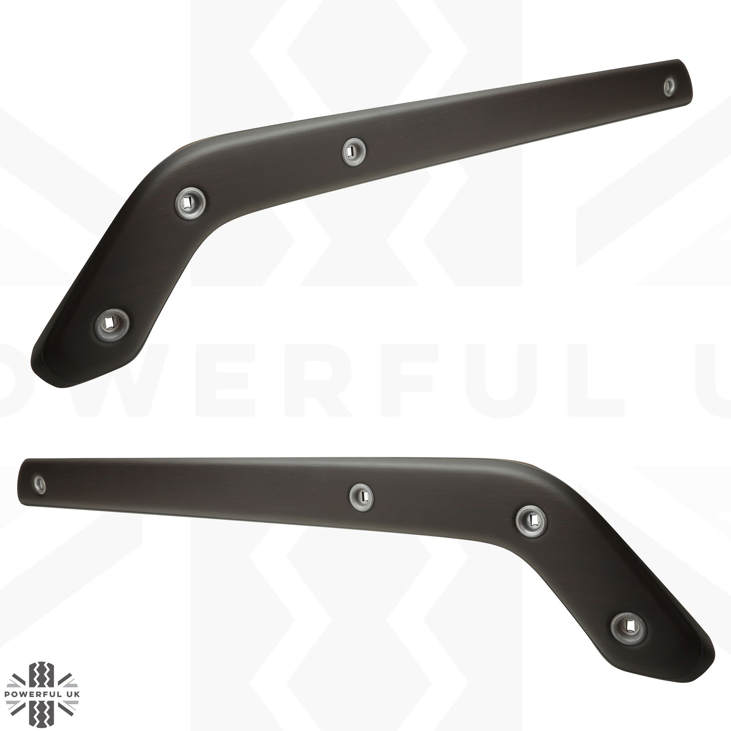 Interior Centre Console Finishers PAIR (Genuine) in Dark Oak for Defender L663