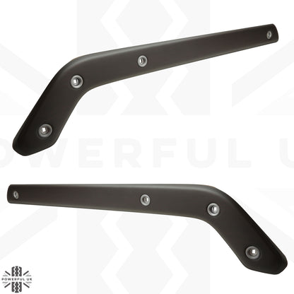 Interior Centre Console Finishers PAIR (Genuine) in Dark Oak for Defender L663